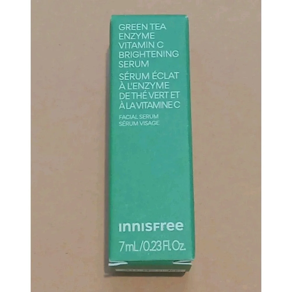 INNISFREE Green Tea Enzyme Vitamin C Brightening Serum 0.23 fl‎ oz NEW Skincare